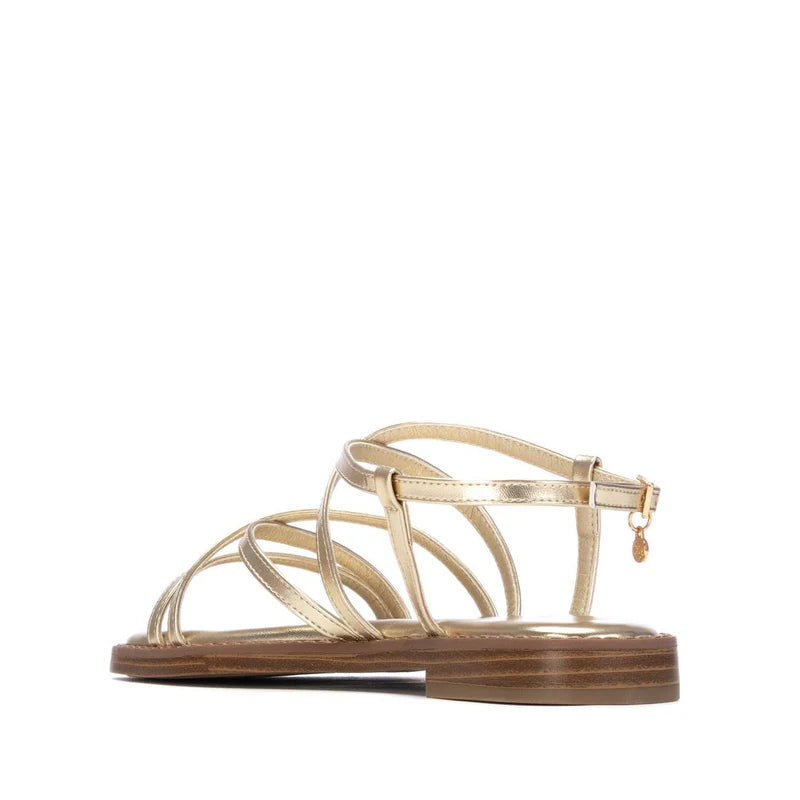 Sandali bassi intrecciati - Oro