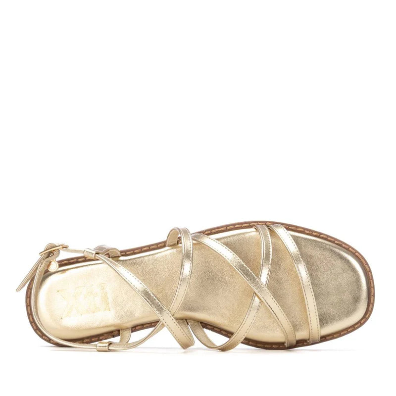 Sandali bassi intrecciati - Oro