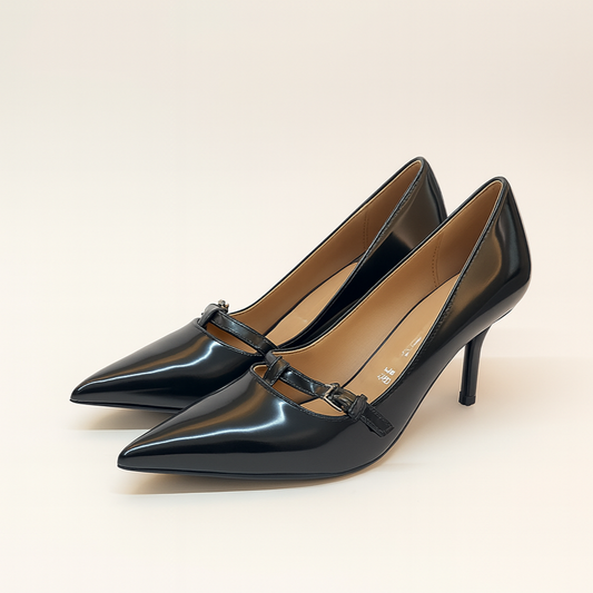 Décolleté Livia nera