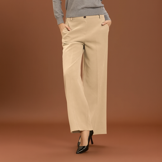 Pantaloni palazzo - Beige