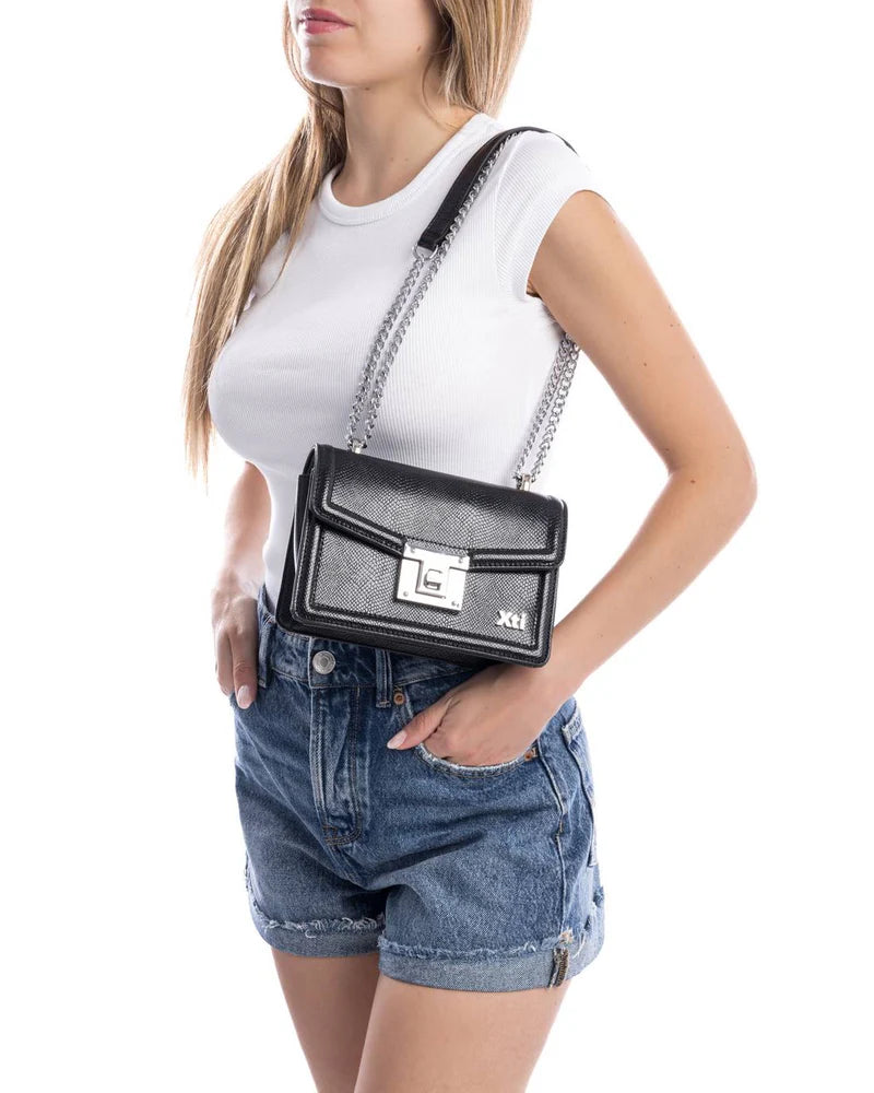 Borsa rigida a tracolla - nero
