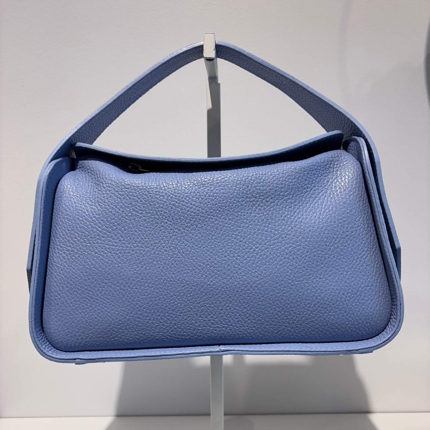 Borsa DALIA in pelle azzurro polvere
