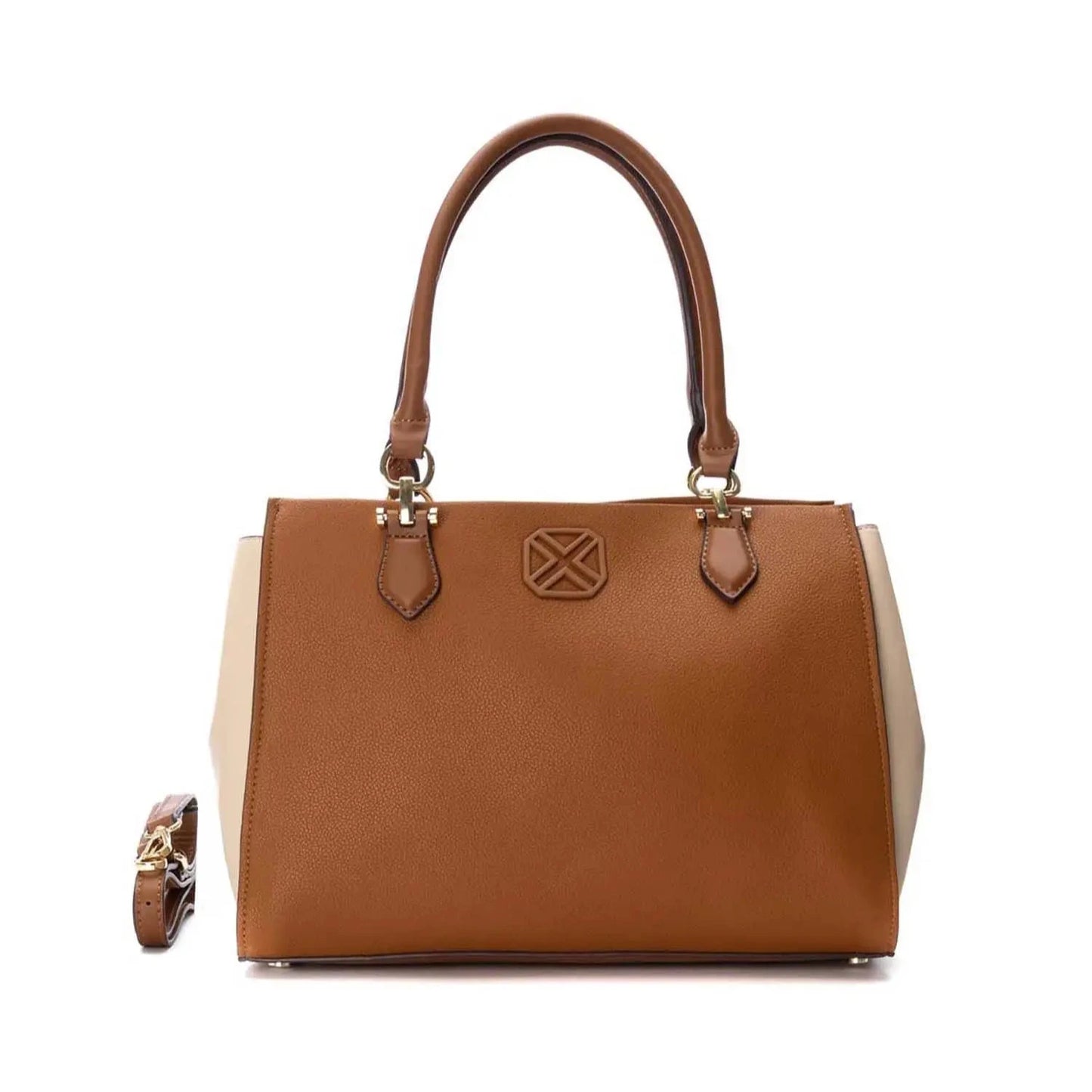 Borsa a mano bicolor