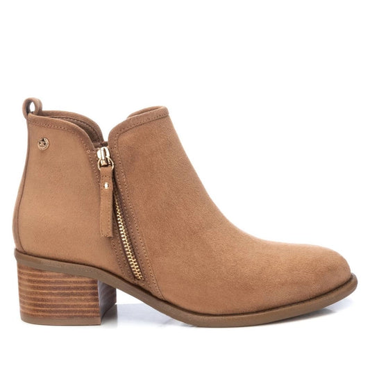 STIVALETTO CAMEL CON ZIP