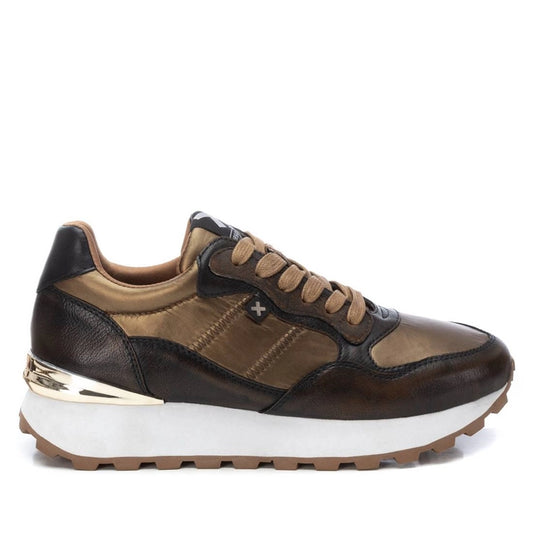 SNEAKERS BRONZO CON DETTAGLIO DORATO