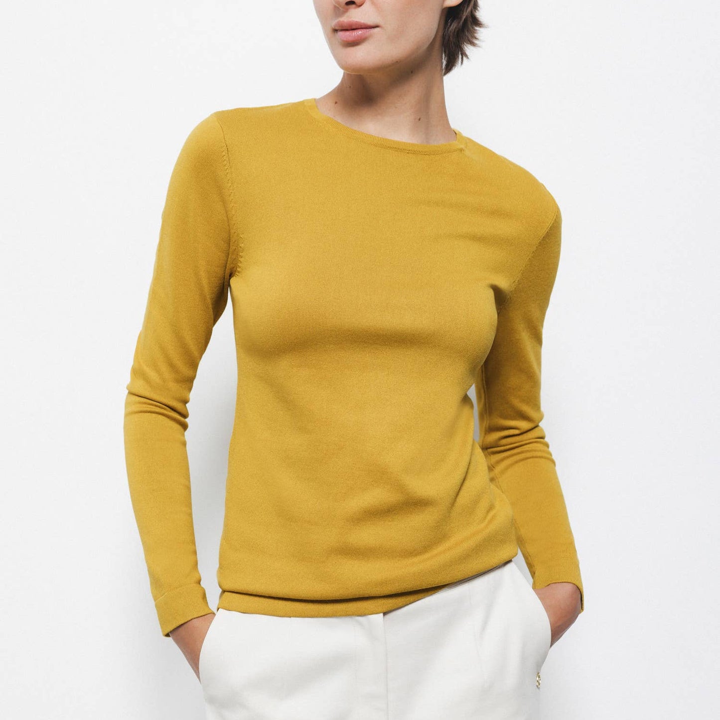 Maglia basic tinta unita