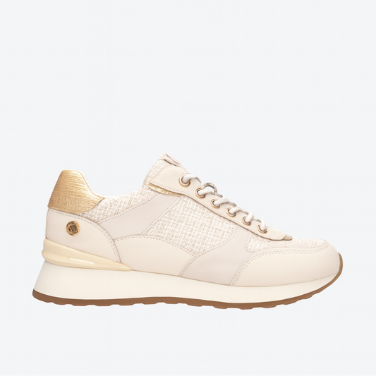 Sneakers textile avorio