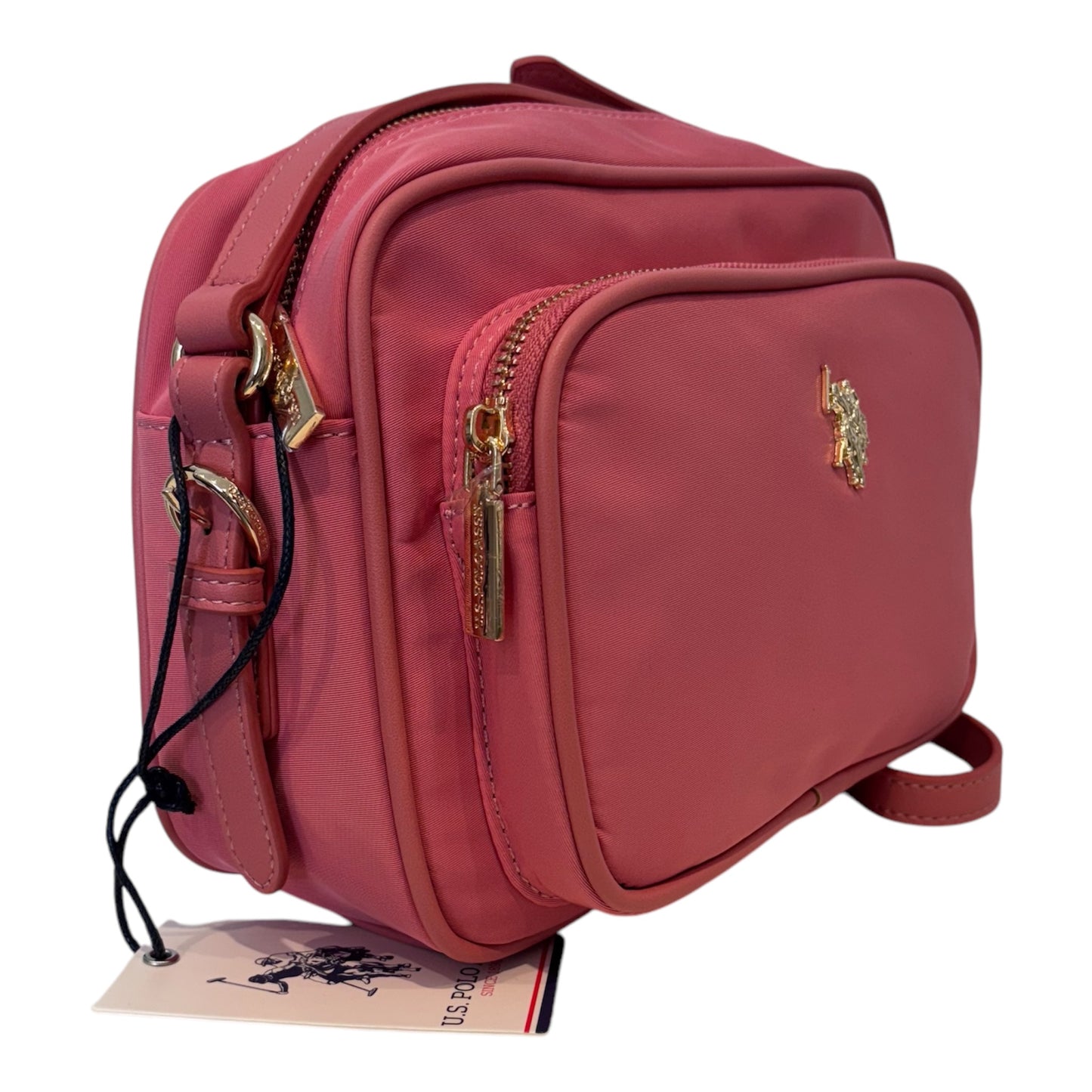 Borsa U.S. Polo Assn a tracolla corallo