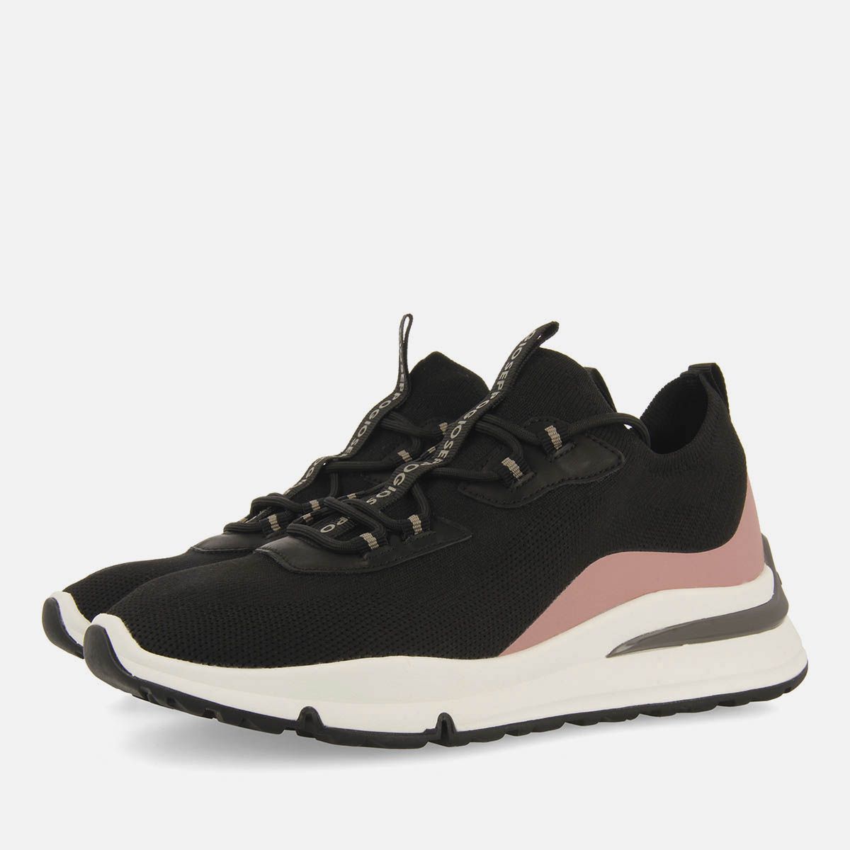 SNEAKER GIOSEPPO GNESAU NERO ROSA