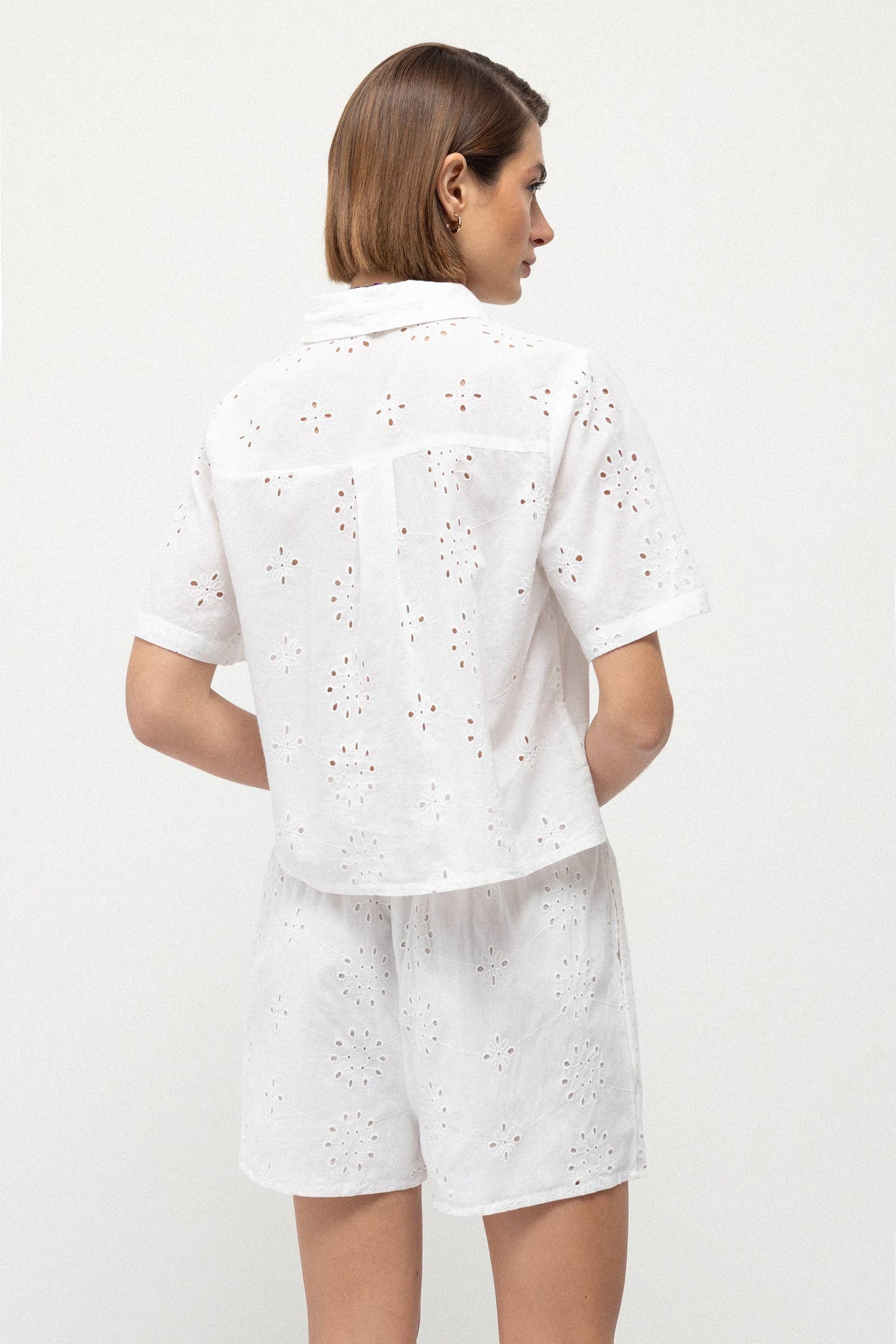 Camicia in broderie anglaise (416800-8)