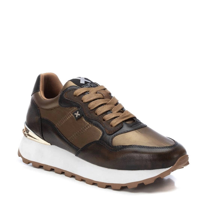 SNEAKERS BRONZO CON DETTAGLIO DORATO