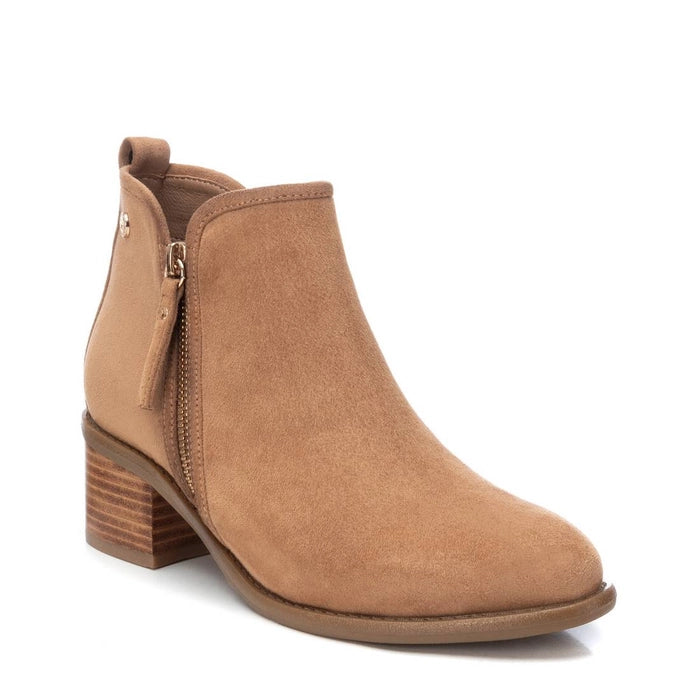 STIVALETTO CAMEL CON ZIP