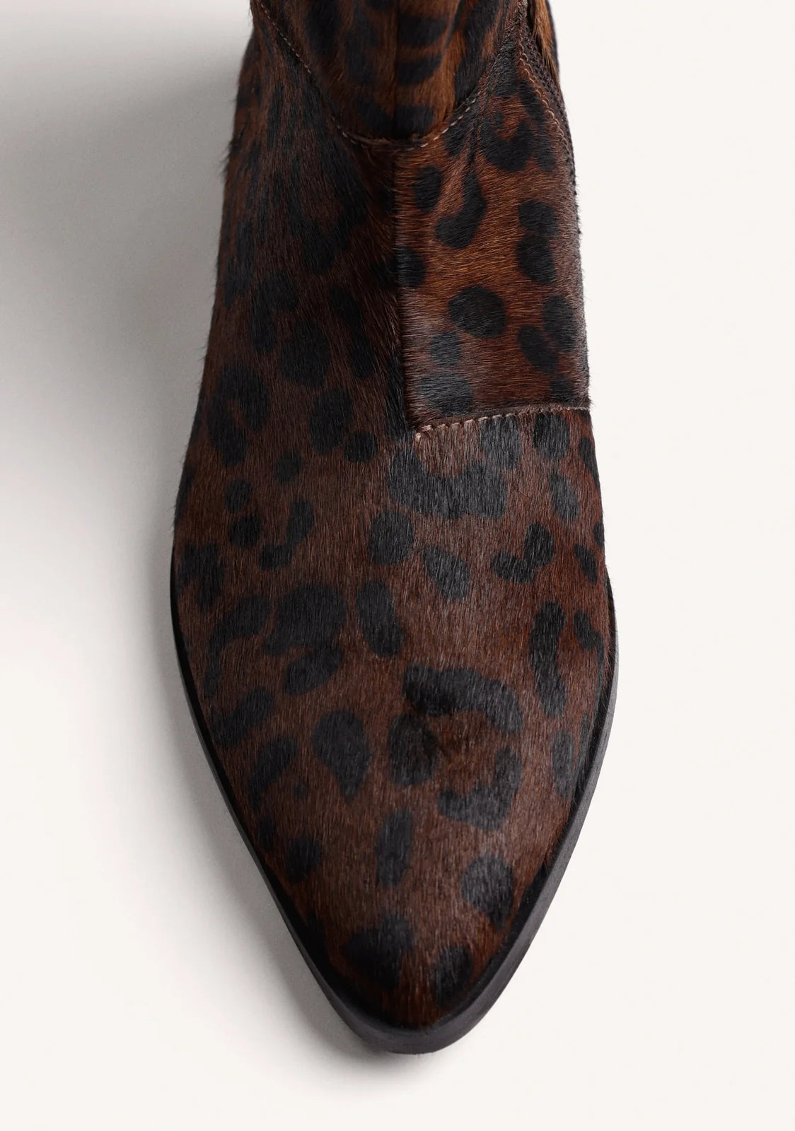 Stivaletto in cavallino animalier