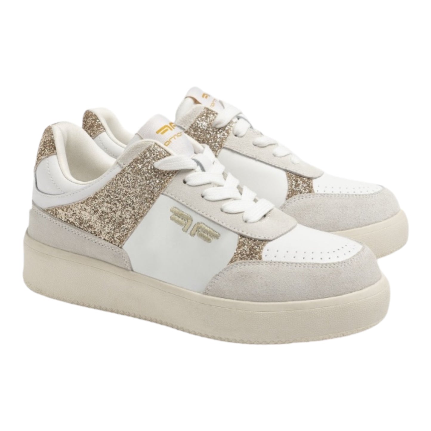 SNEAKERS FORNARINA GLAM WHITE GOLD