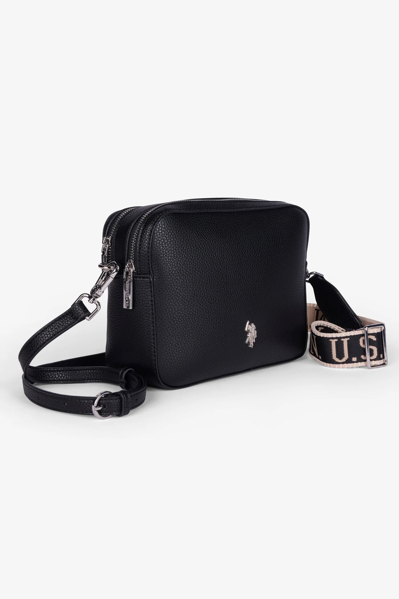 Borsa Mansion Zip Crossbody - Nero