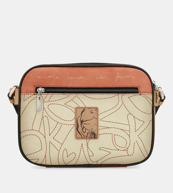 BORSA A TRACOLLA ANEKKE CON TRE SCOMPARTI
