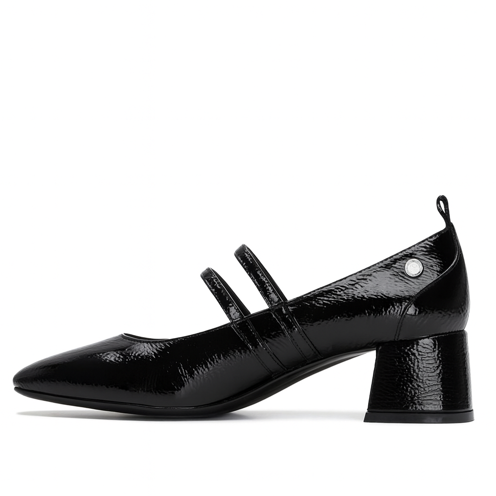 Mary Jane doppio cinturino in vernice