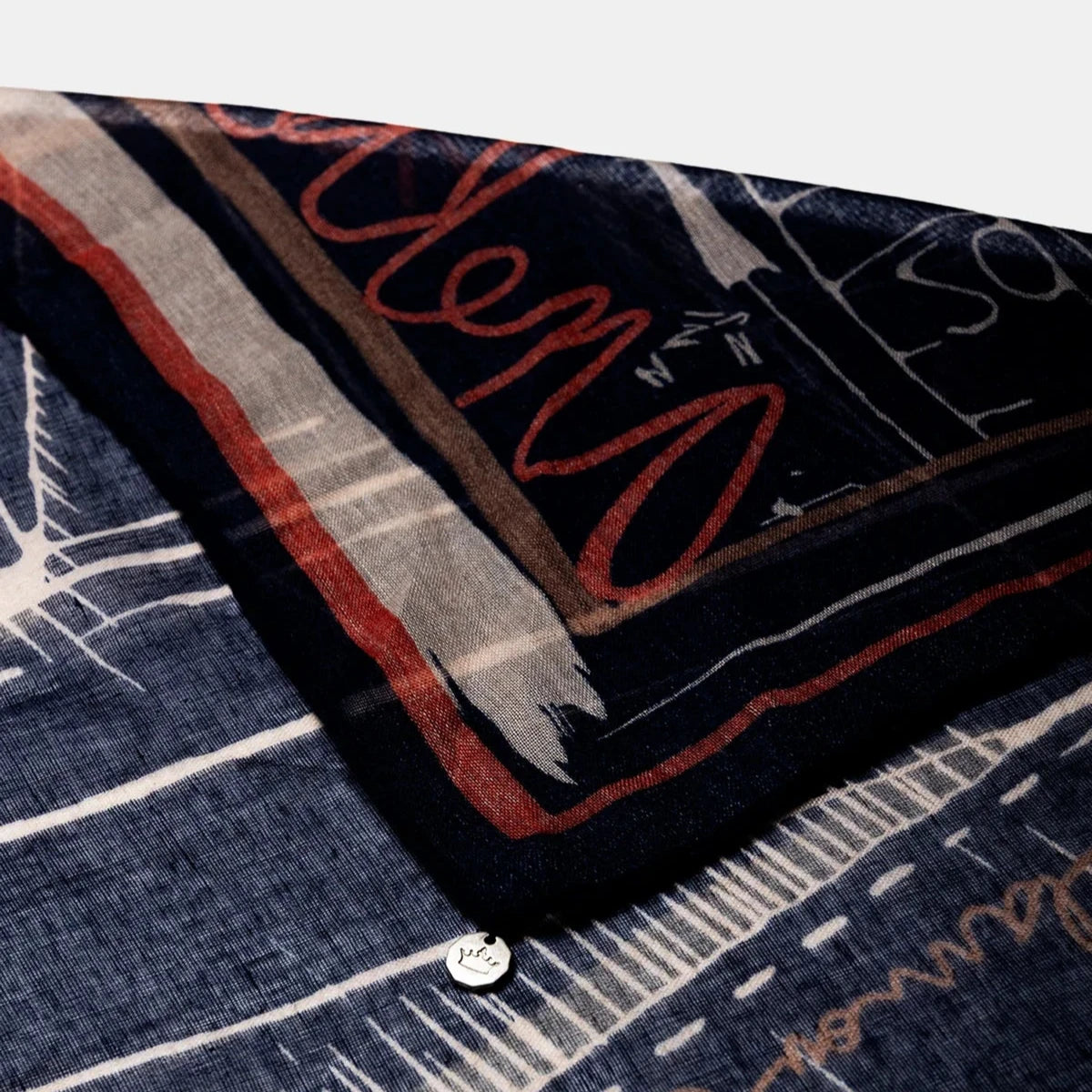 Foulard boutique blu Anekke