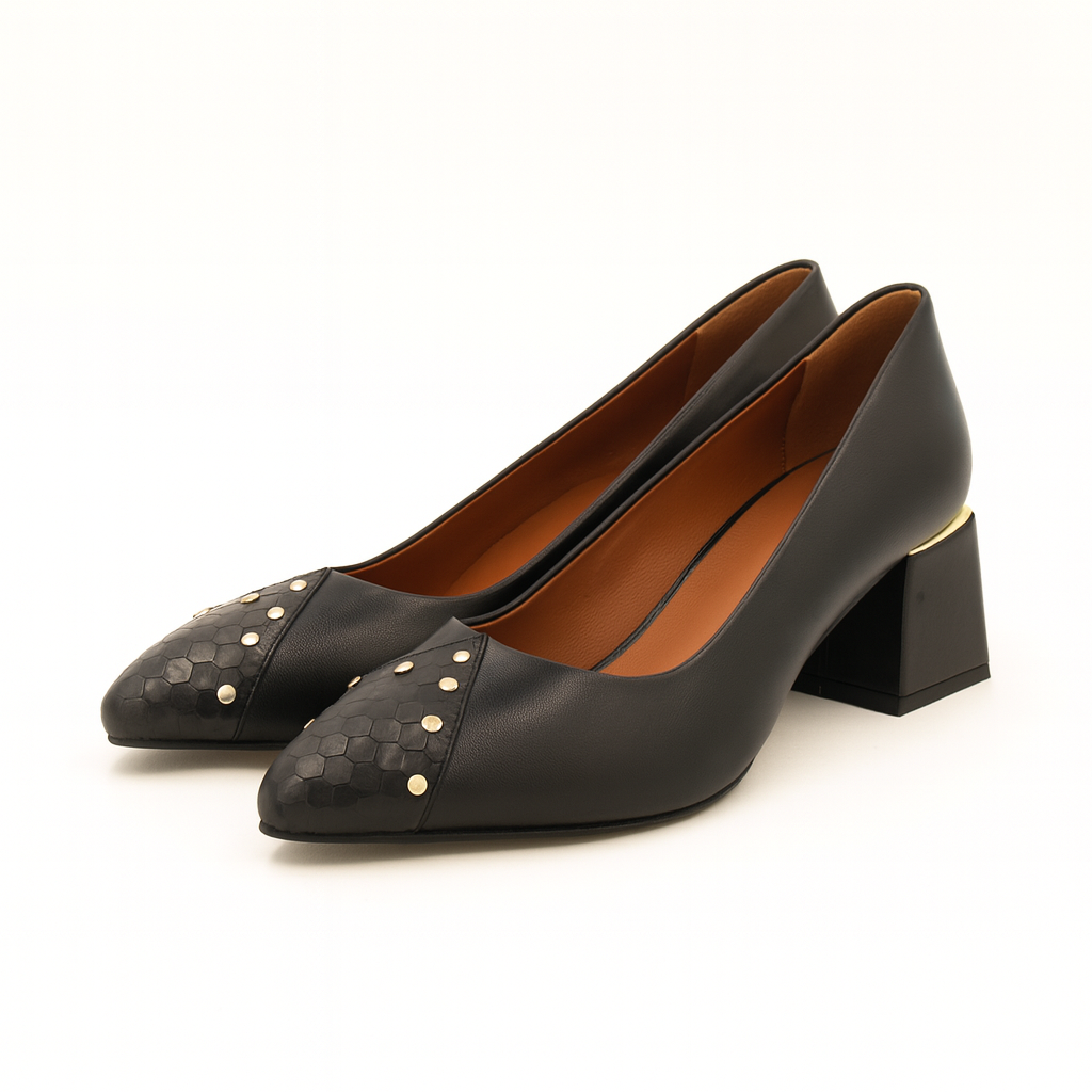 Décolleté Gioseppo Brasher in pelle con borchie