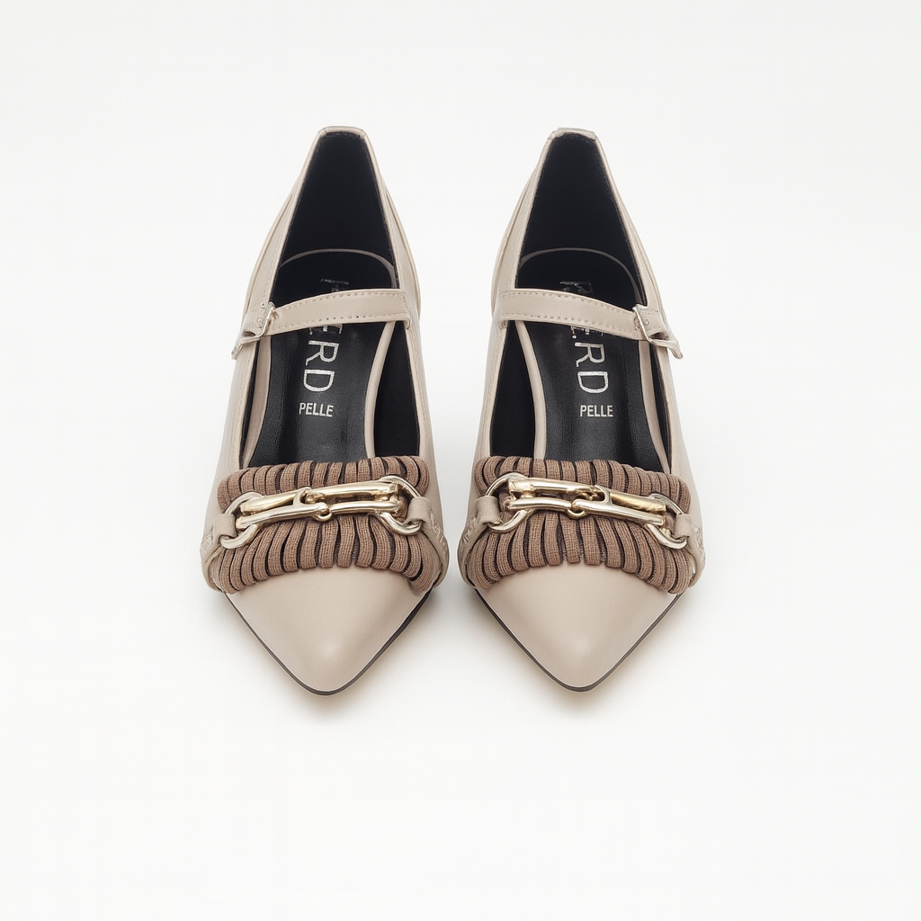 Décolleté Phard con dettaglio frangia