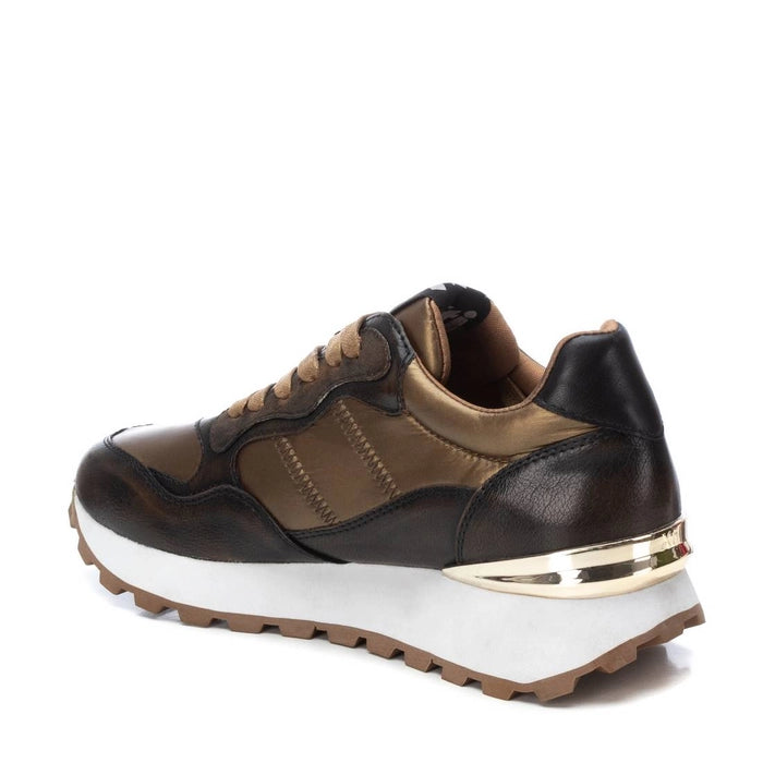 SNEAKERS BRONZO CON DETTAGLIO DORATO