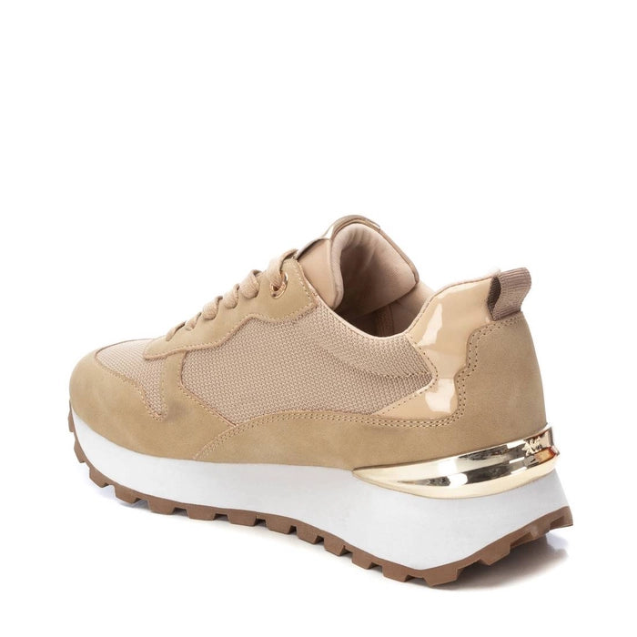 SNEAKERS BEIGE CON DETTAGLIO DORATO