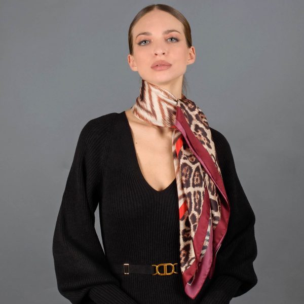 Foulard stampa animalier - Bissoli