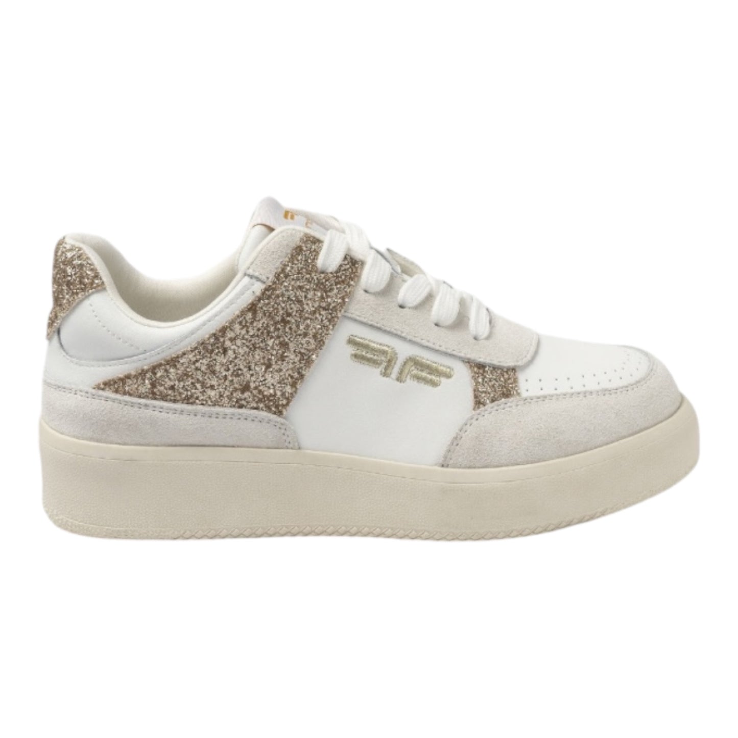 SNEAKERS FORNARINA GLAM WHITE GOLD