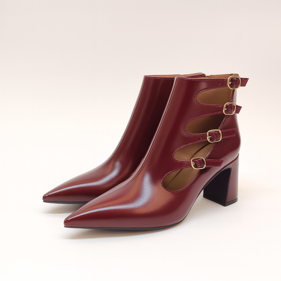 Stivaletto Auris bordeaux