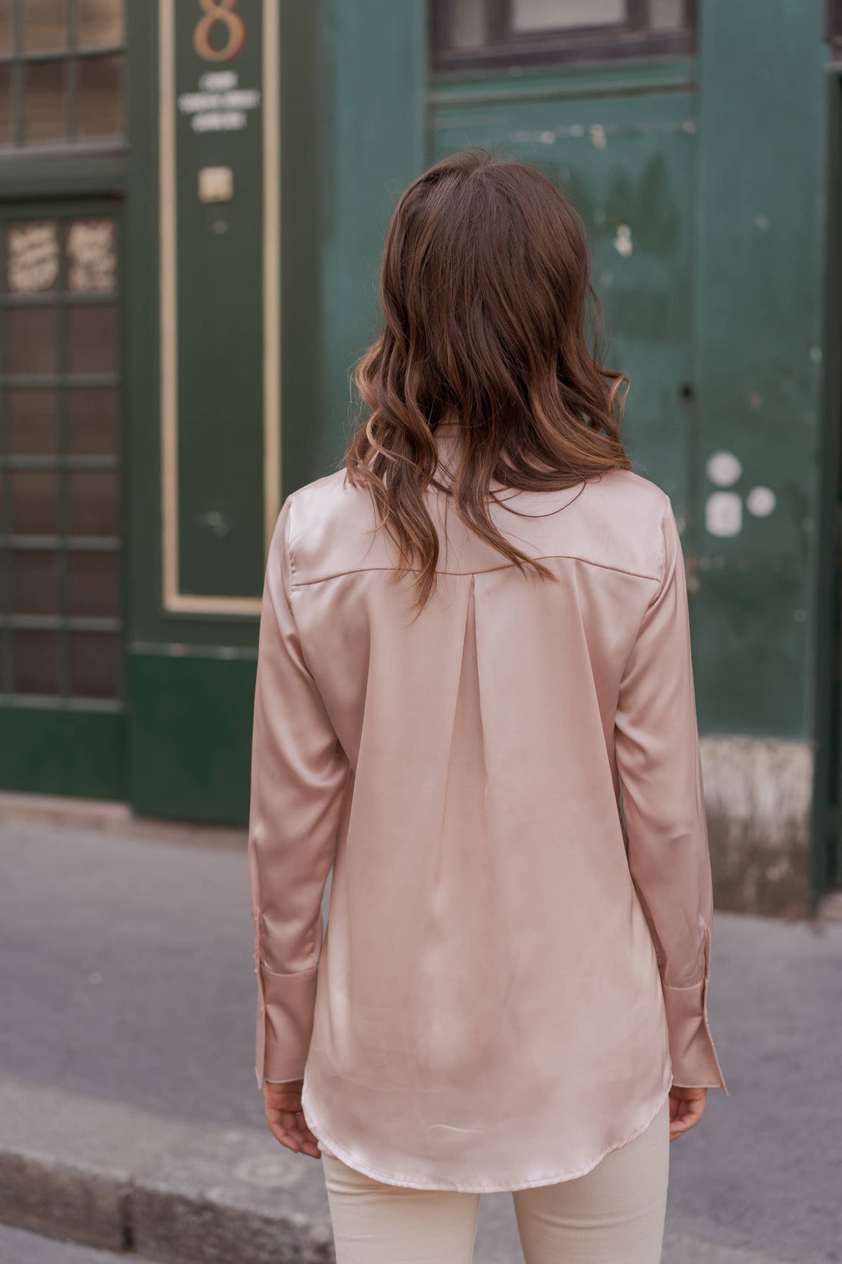 Camicia Léa in raso (S-M-L-XL) FW26 - CK08091