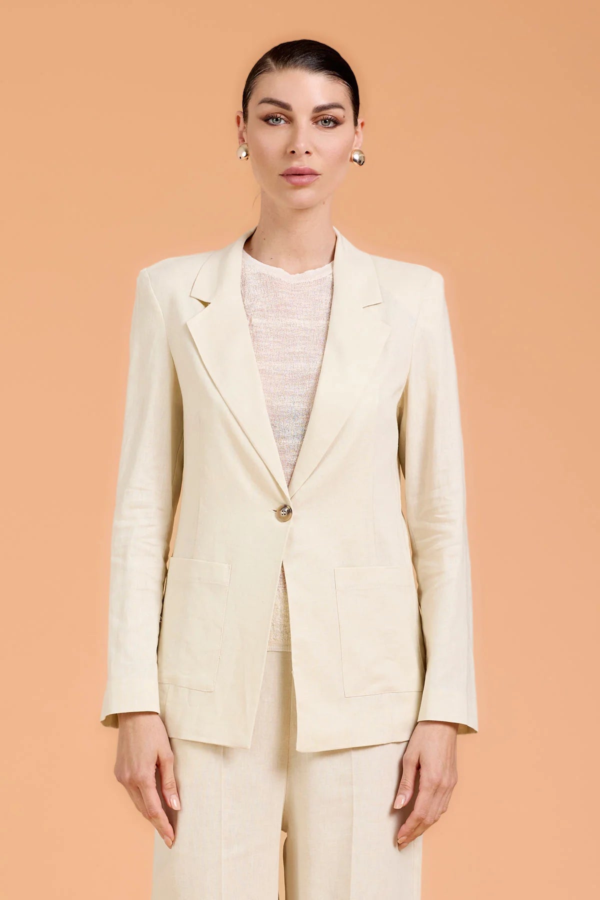 Giacca sartoriale in lino