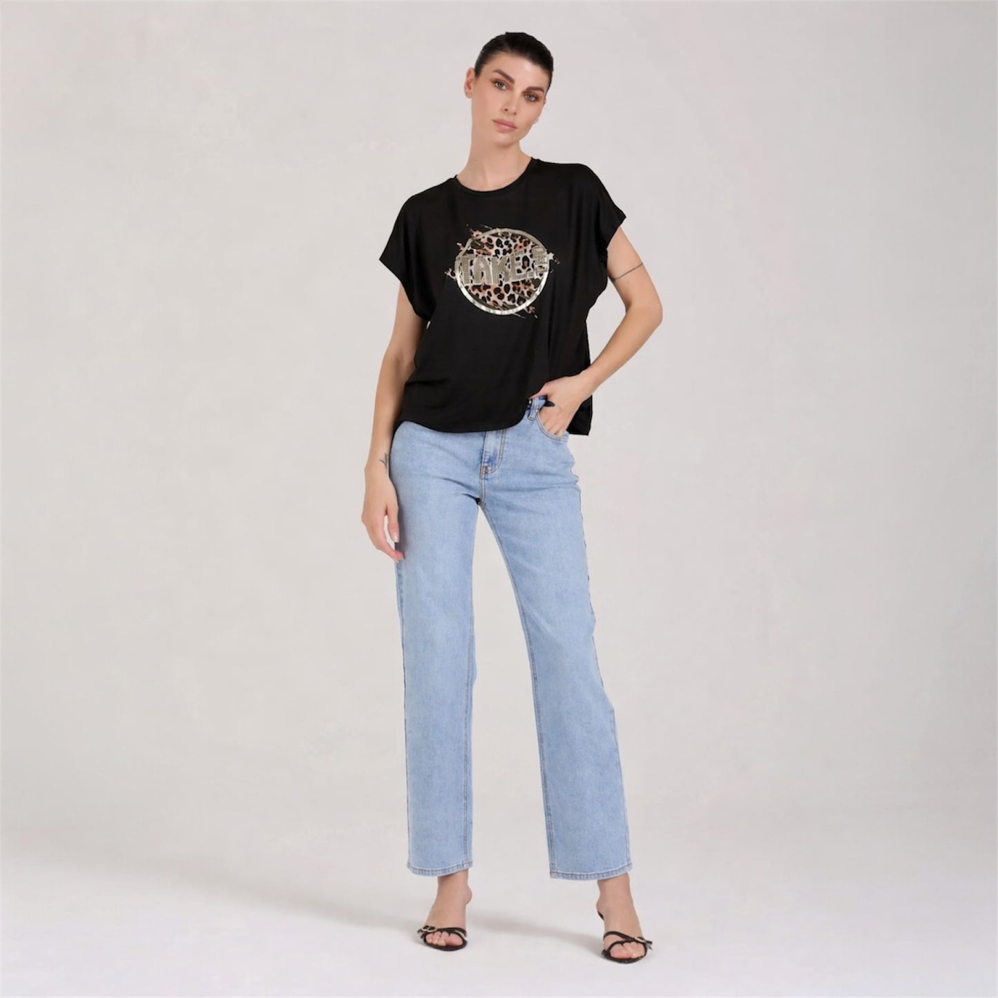 T-shirt stampa animalier