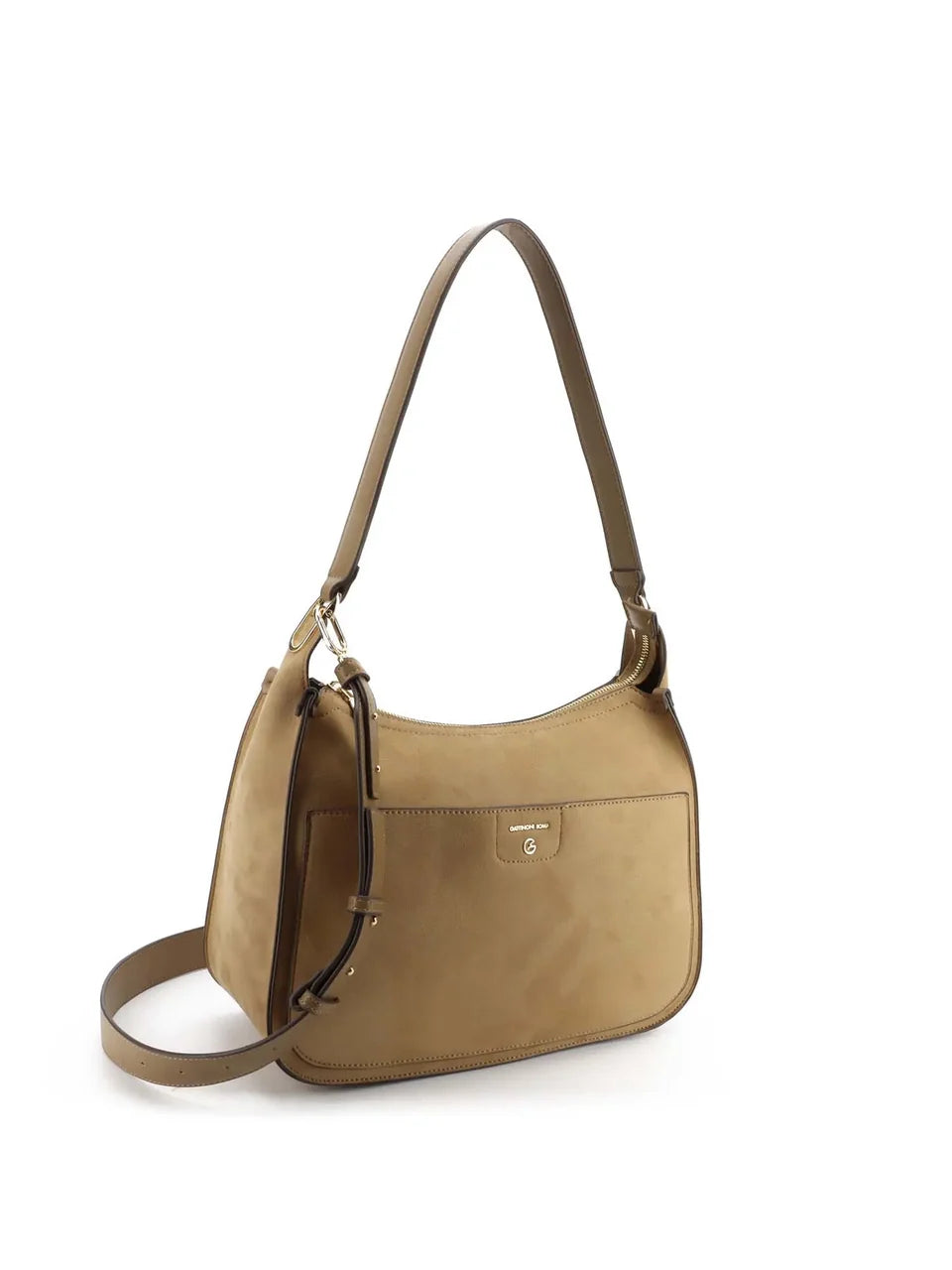 Borsa Hobo in suede Gattinoni