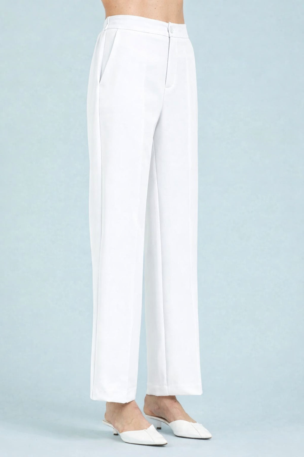 Pantaloni ampi in bistretch