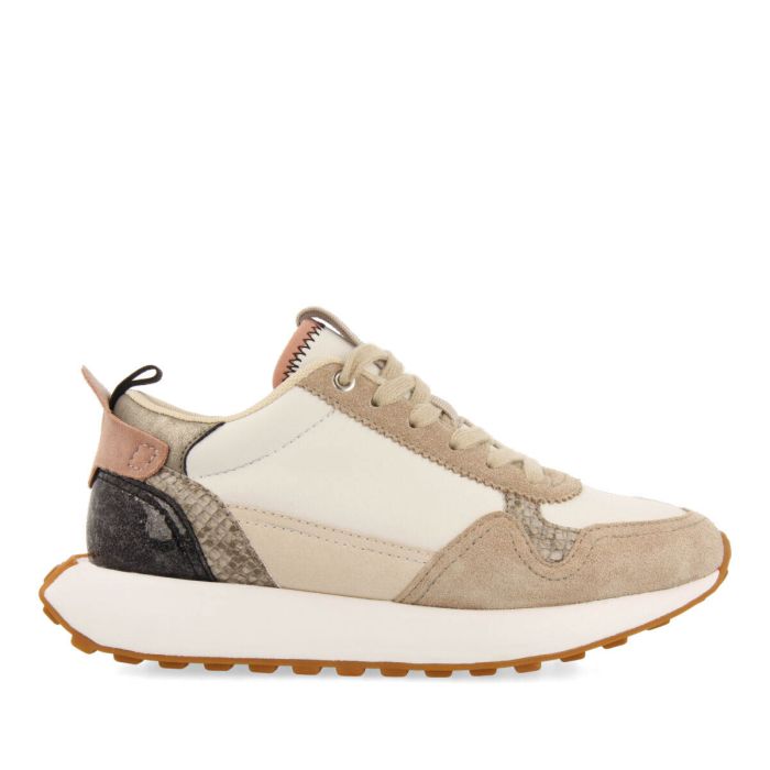 SNEAKERS RETRO BIANCHE CON DETTAGLI PASTELLO DA DONNA KILLIN