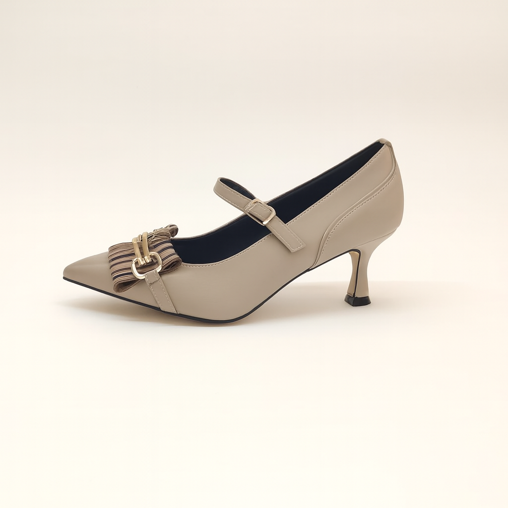 Décolleté Phard con dettaglio frangia