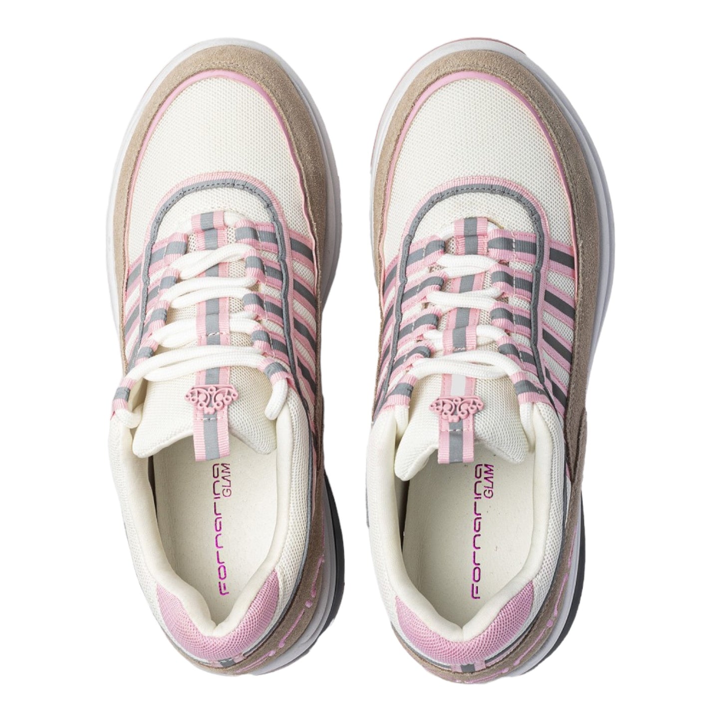 SNEAKERS FORNARINA ROSA CON ZEPPA