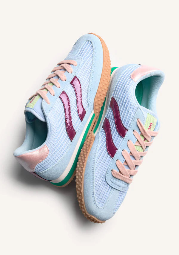 Sneakers in pelle e rete Shake