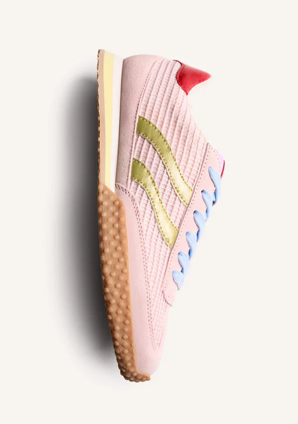 Sneakers rete e pelle Chake