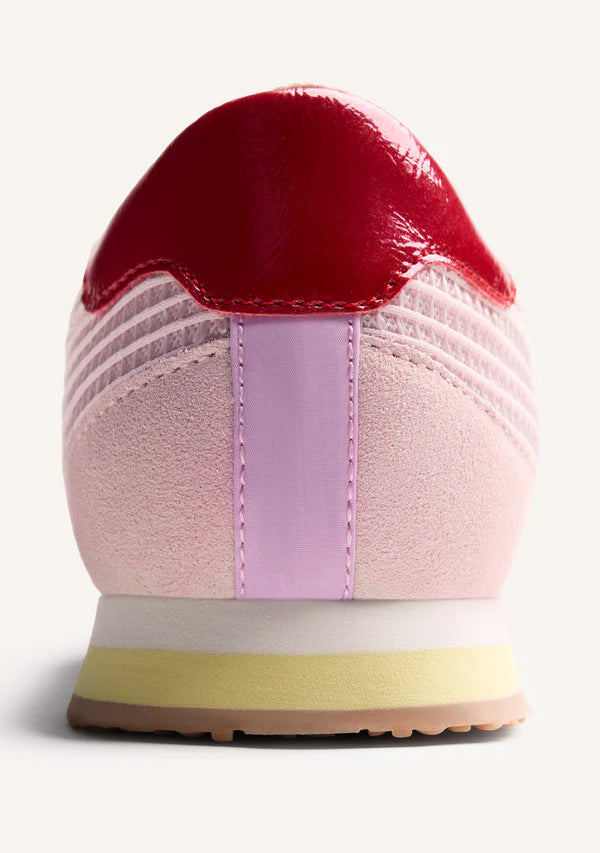 Sneakers rete e pelle Chake