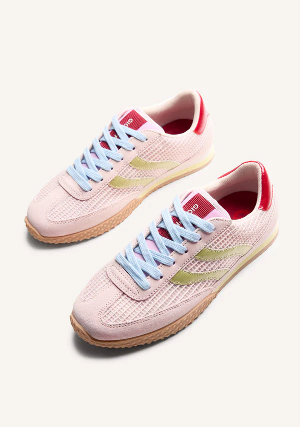 Sneakers rete e pelle Chake