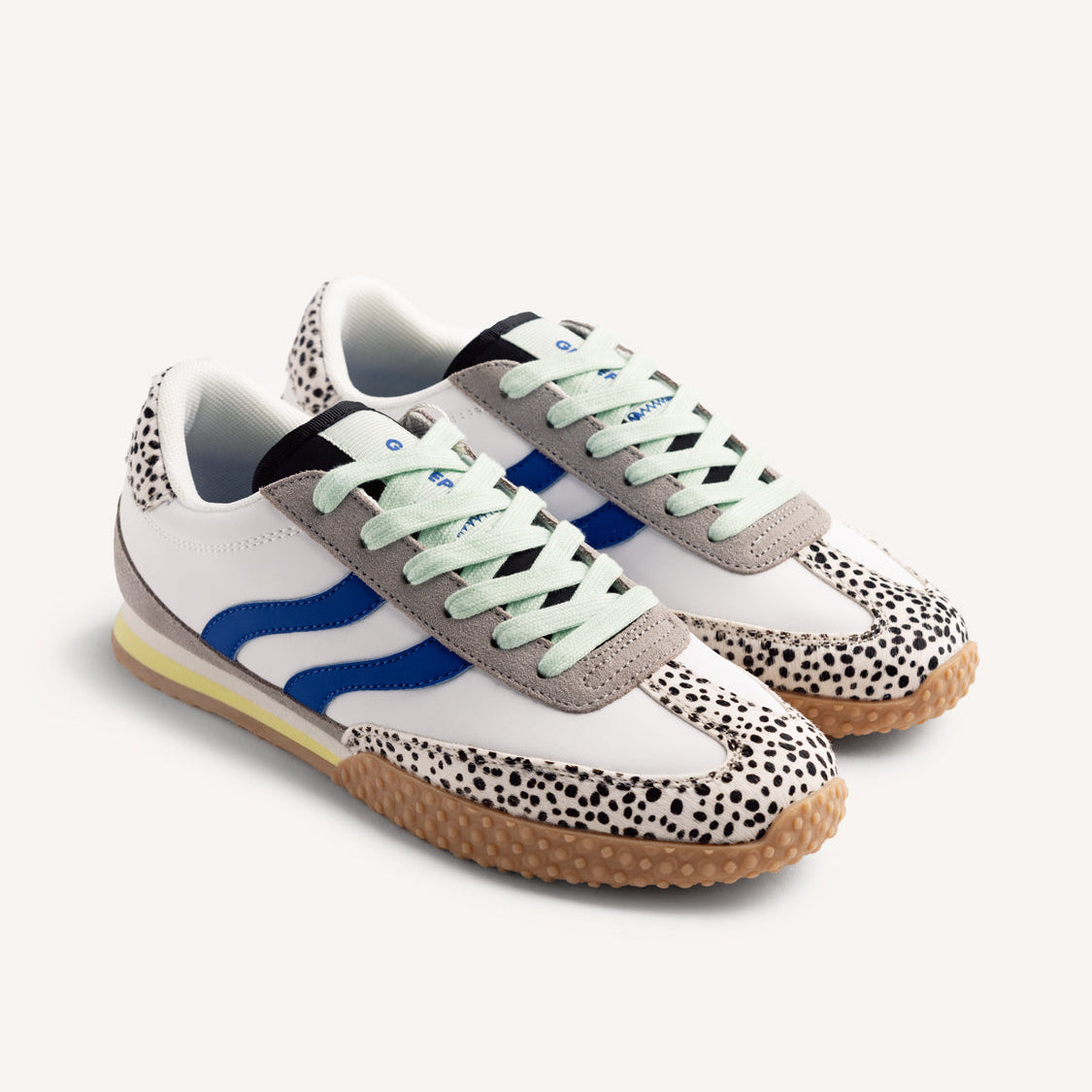 Sneakers pelle stampata animalier Bislig