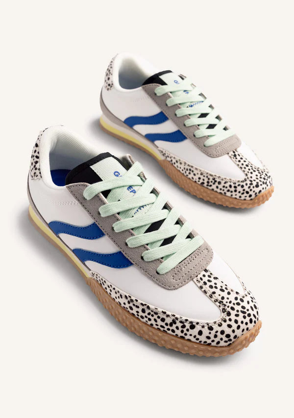 Sneakers pelle stampata animalier Bislig