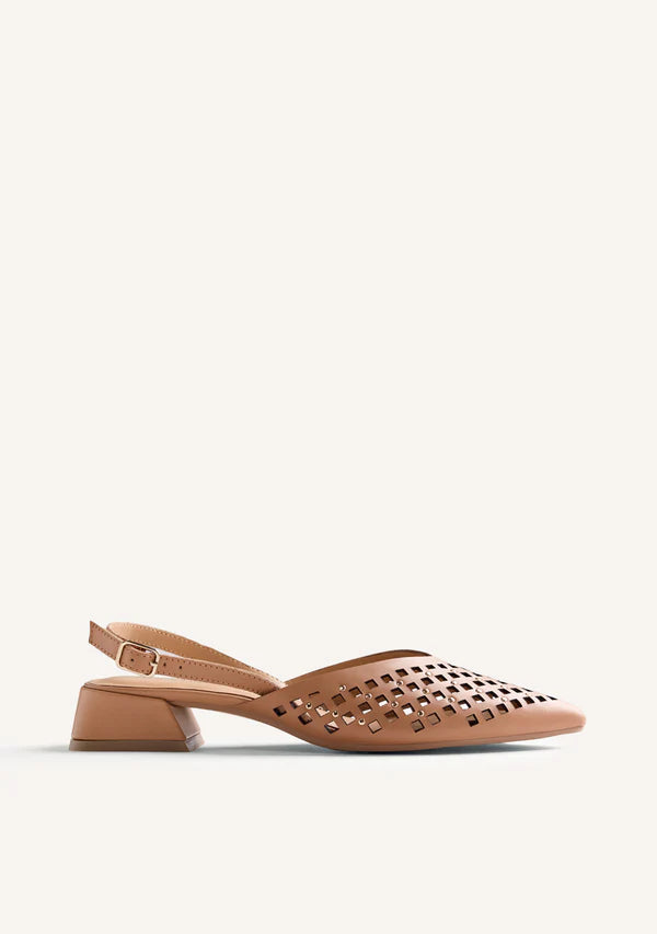 Ballerina in pelle traforata Lagos