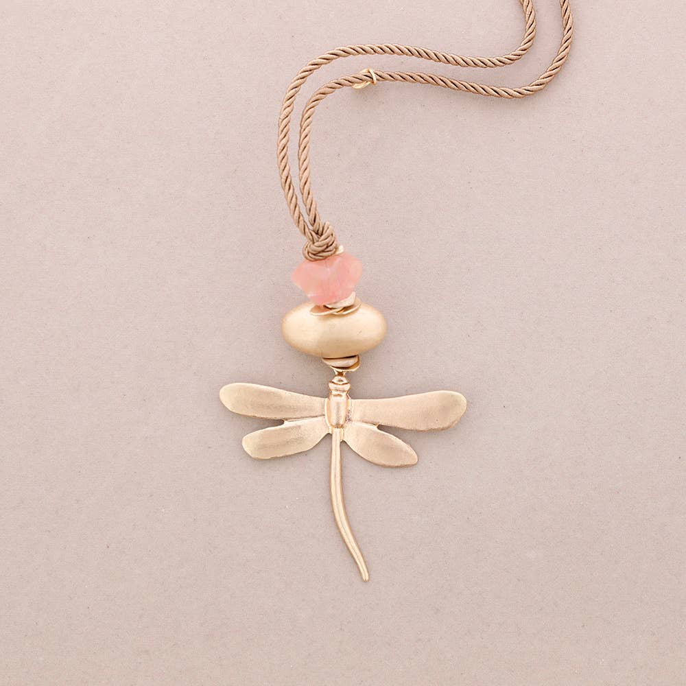Collana pendente libellula