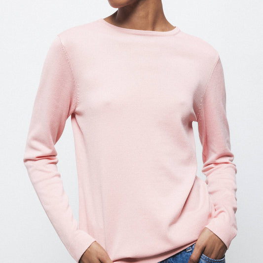 Maglia basic a tinta unita