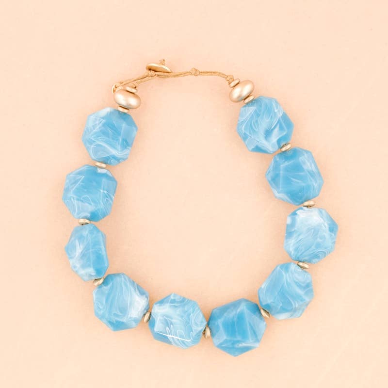 Collana pietre in resina