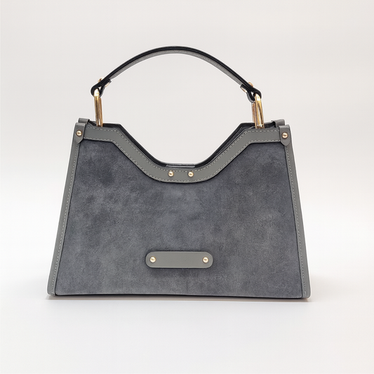 Borsa fiordaliso grigio Mirami