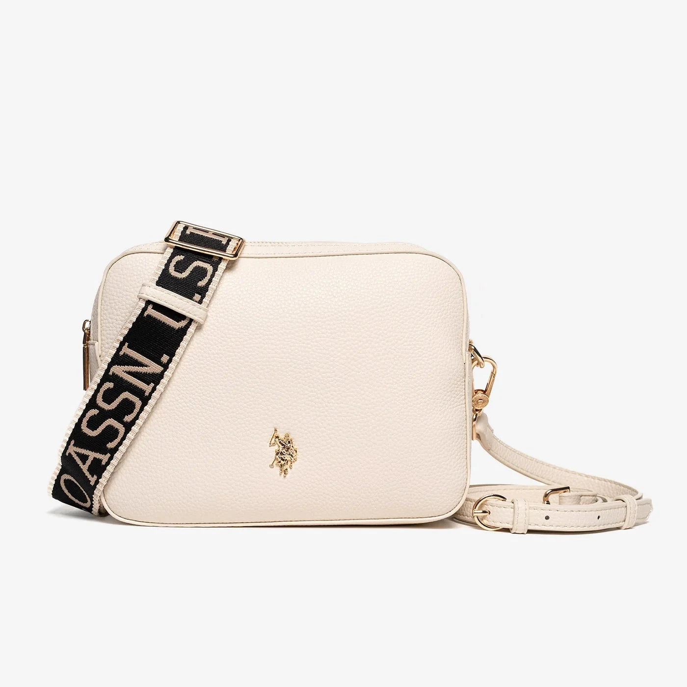 Borsa Mansion Zip Crossbody - Off White