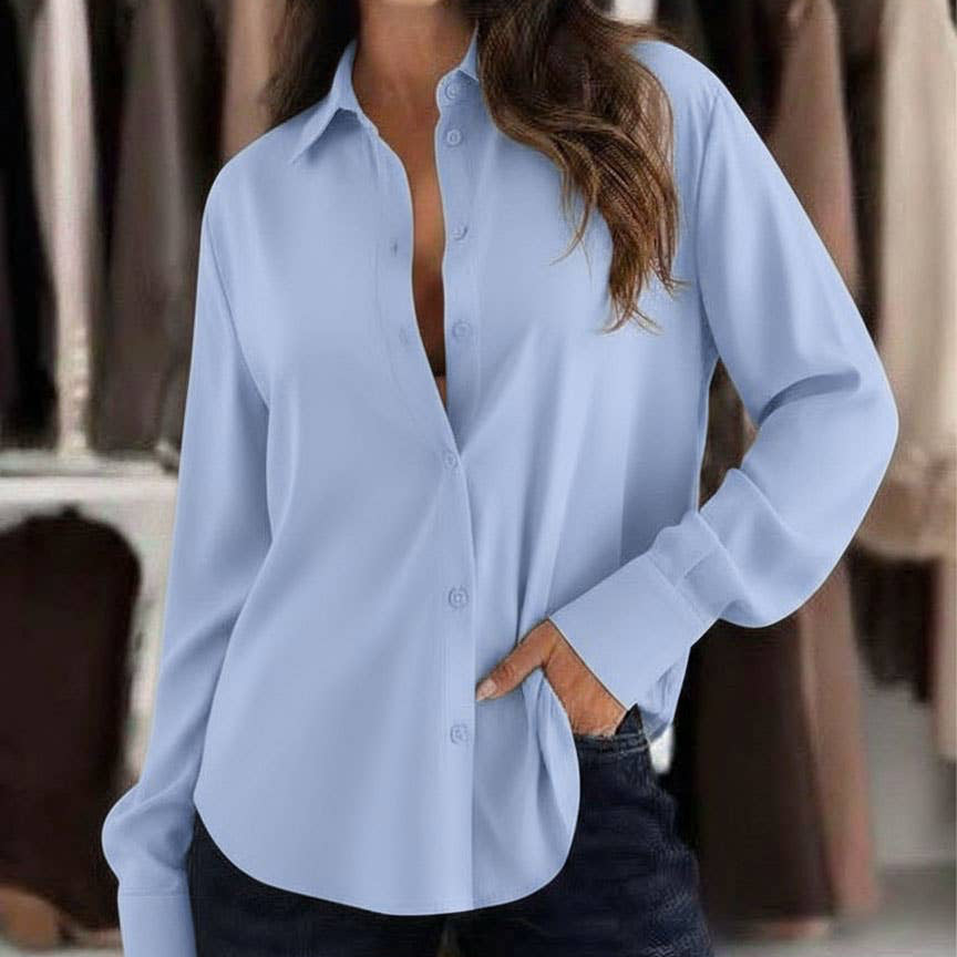 Camicia in cotone basic